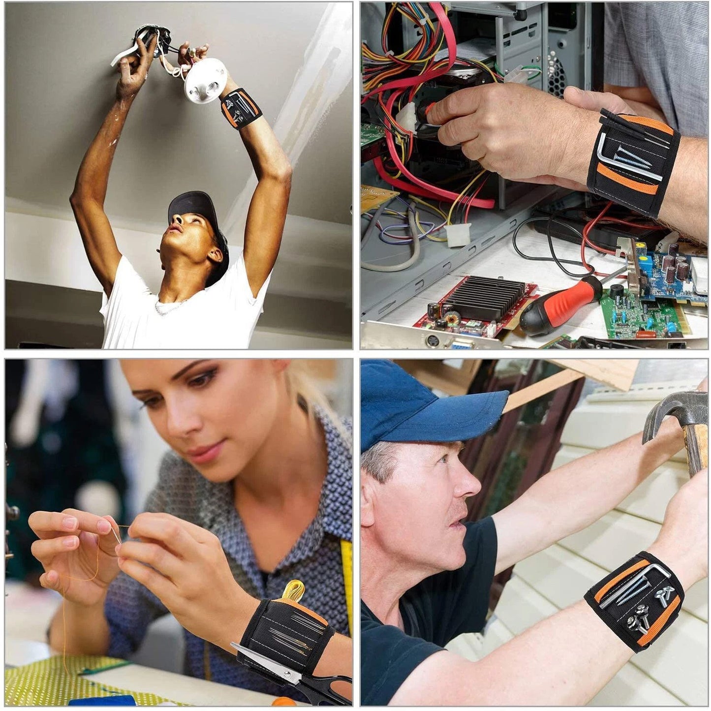 š„Hot Saleā” Magnetic Wrist Tool Holder | Free Up Your Hands & Cut Project Time