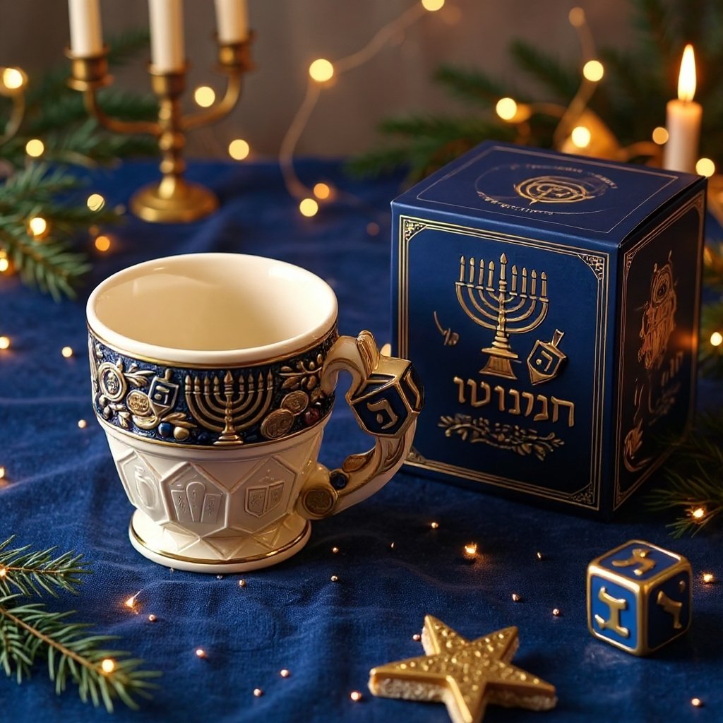 🎄Last Day 80% Off--🕎 Hanukkah Menorah Mug