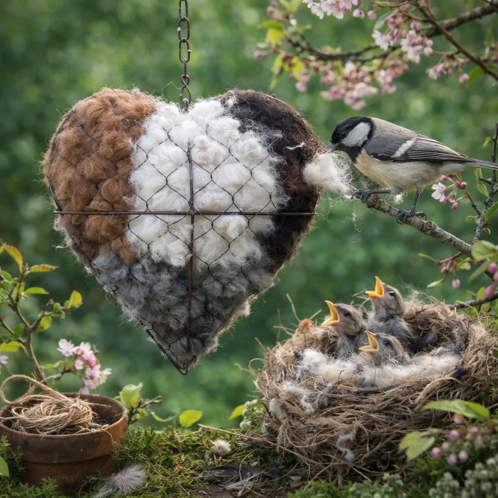 ✨ 2026 Special Offer: Up to 80% OFF - ☁ Handmade Alpaca Fiber Bird Nesting Heart 🏡 Buy 2 Free Shipping 💕