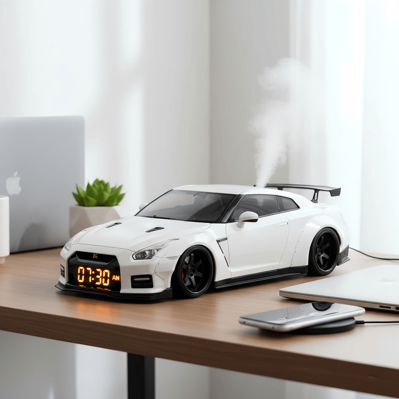 🏆 10,000 Sold This Week✨⏰Hypercar Alarm Clock🏎️Realistic Engine & Light Effects