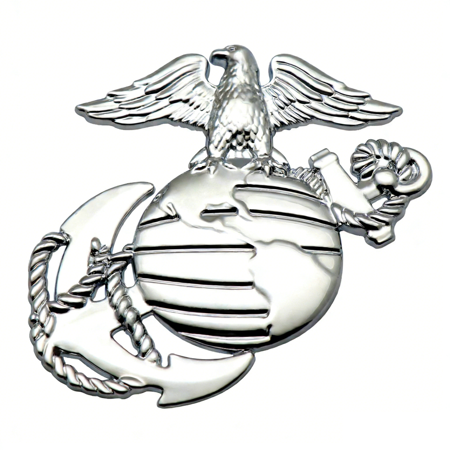 🔥 10,000 Sold This Week✨U.S. Marine Corps Metal Cars Emblem for 250th Anniversary, 3D Eagle Globe Anchor Insignia Decals