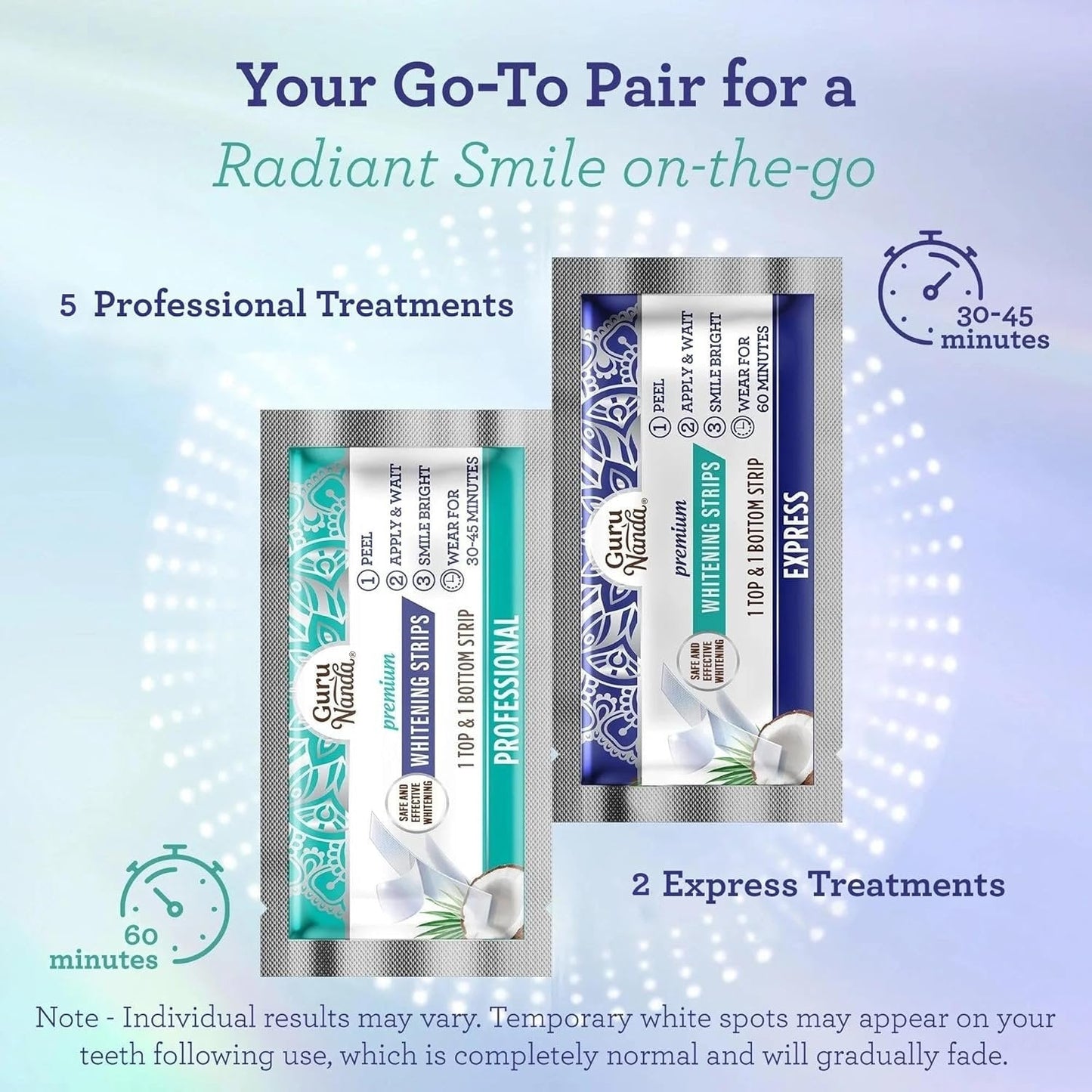 🔥Hot Sale 49% Off--GuruNanda Teeth Whitening Strips