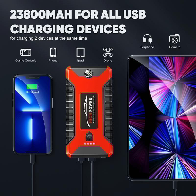 🎁🔥 10,000 Sold This Week✨Jump Starter 3000A Peak Jump Starter Battery Pack