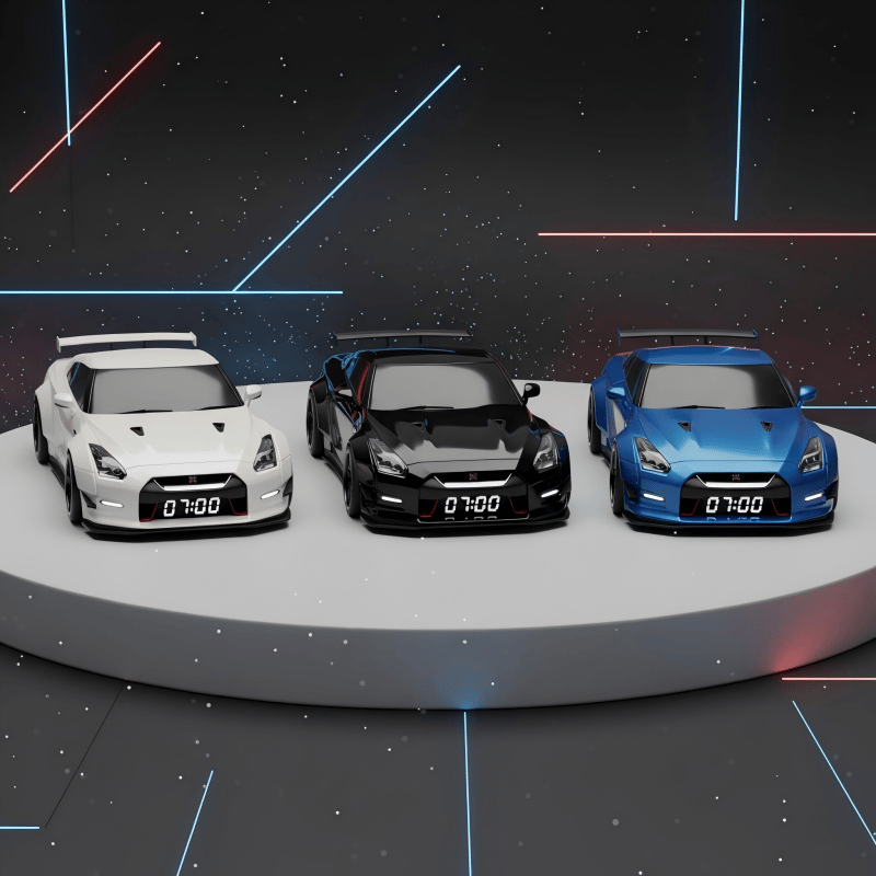 🏆 10,000 Sold This Week✨⏰Hypercar Alarm Clock🏎️Realistic Engine & Light Effects