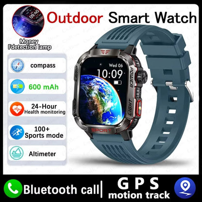 🏆 10,000 Sold This Week✨Men's Military Outdoor Sports Smart Watch for Android & IOS