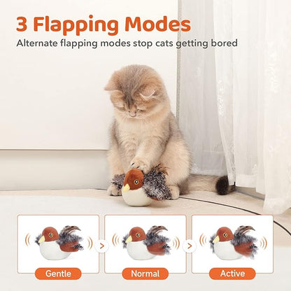 🎅Top Christmas Gift 2025 🔥 10,000 Sold This Week✨🎉Flapping Bird Cat Toy😻Cat's New Playmate