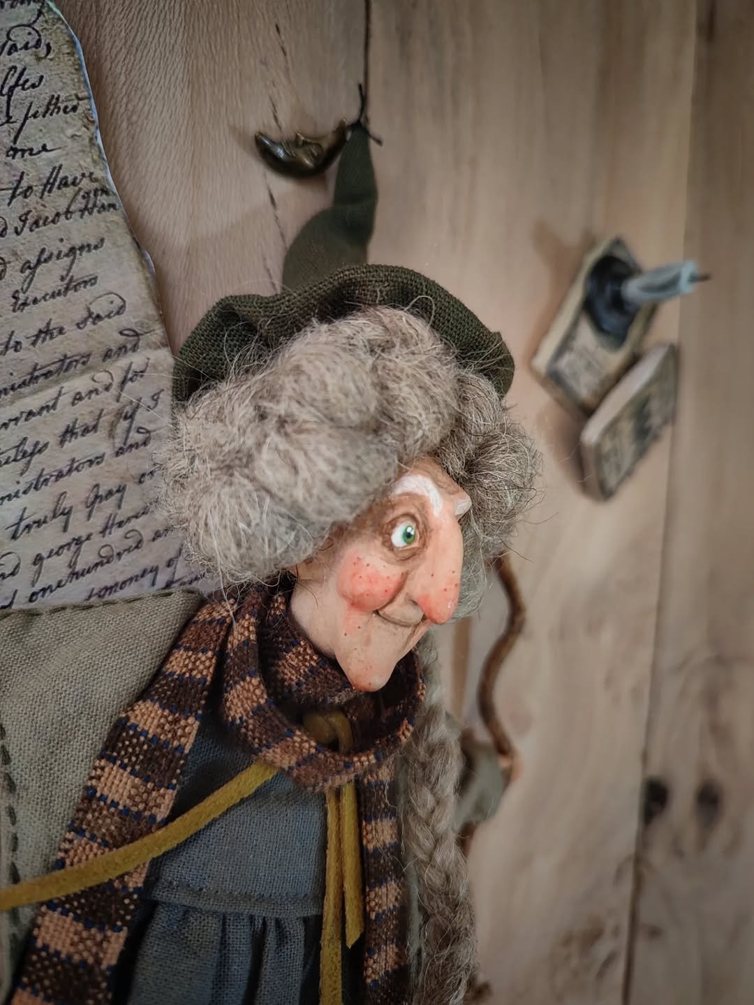 🔥 10,000 Sold This Week✨ 💞🧙Handmade Lucky Kitchen Witch: Your Cozy Kitchen Guardian ✨