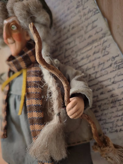 🔥 10,000 Sold This Week✨ 💞🧙Handmade Lucky Kitchen Witch: Your Cozy Kitchen Guardian ✨