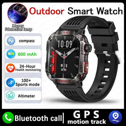 🏆 10,000 Sold This Week✨Men's Military Outdoor Sports Smart Watch for Android & IOS
