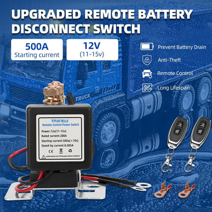 🔥Last 4 hours Sale:89%OFF🔌WIRELESS REMOTE CONTROL BATTERY RELAY SWITCH