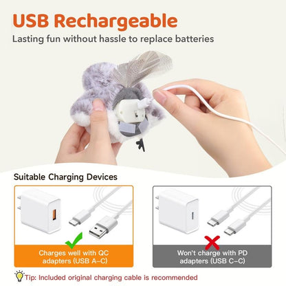 🎅Top Christmas Gift 2025 🔥 10,000 Sold This Week✨🎉Flapping Bird Cat Toy😻Cat's New Playmate