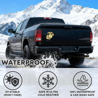 🔥 10,000 Sold This Week✨U.S. Marine Corps Metal Cars Emblem for 250th Anniversary, 3D Eagle Globe Anchor Insignia Decals