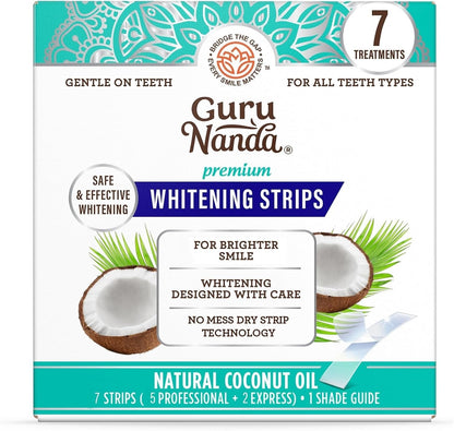 🔥Hot Sale 49% Off--GuruNanda Teeth Whitening Strips