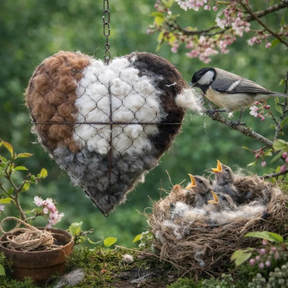 ✨ 2026 Special Offer: Up to 80% OFF - ☁ Handmade Alpaca Fiber Bird Nesting Heart 🏡 Buy 2 Free Shipping 💕