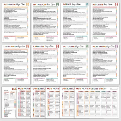 🔥 10,000 Sold This Week✨⏰ADHD Cleaning & Organizing Toolkit - Chore Planner✔