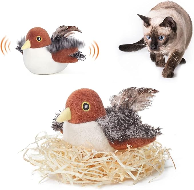 🎅Top Christmas Gift 2025 🔥 10,000 Sold This Week✨🎉Flapping Bird Cat Toy😻Cat's New Playmate