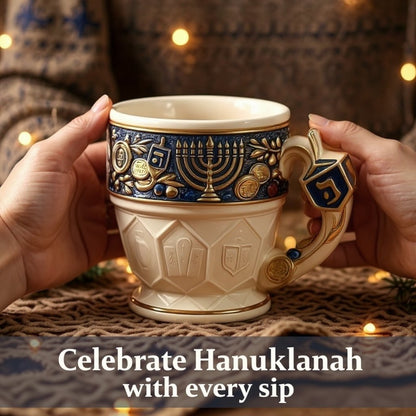 🎄Last Day 80% Off--🕎 Hanukkah Menorah Mug