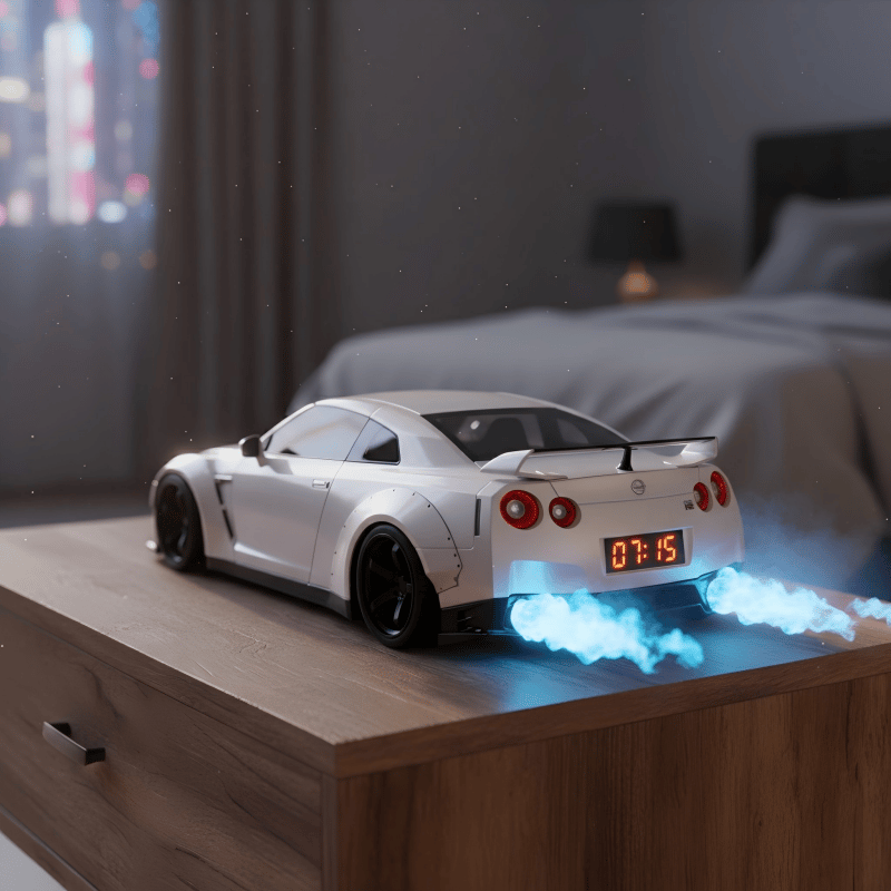 🏆 10,000 Sold This Week✨⏰Hypercar Alarm Clock🏎️Realistic Engine & Light Effects