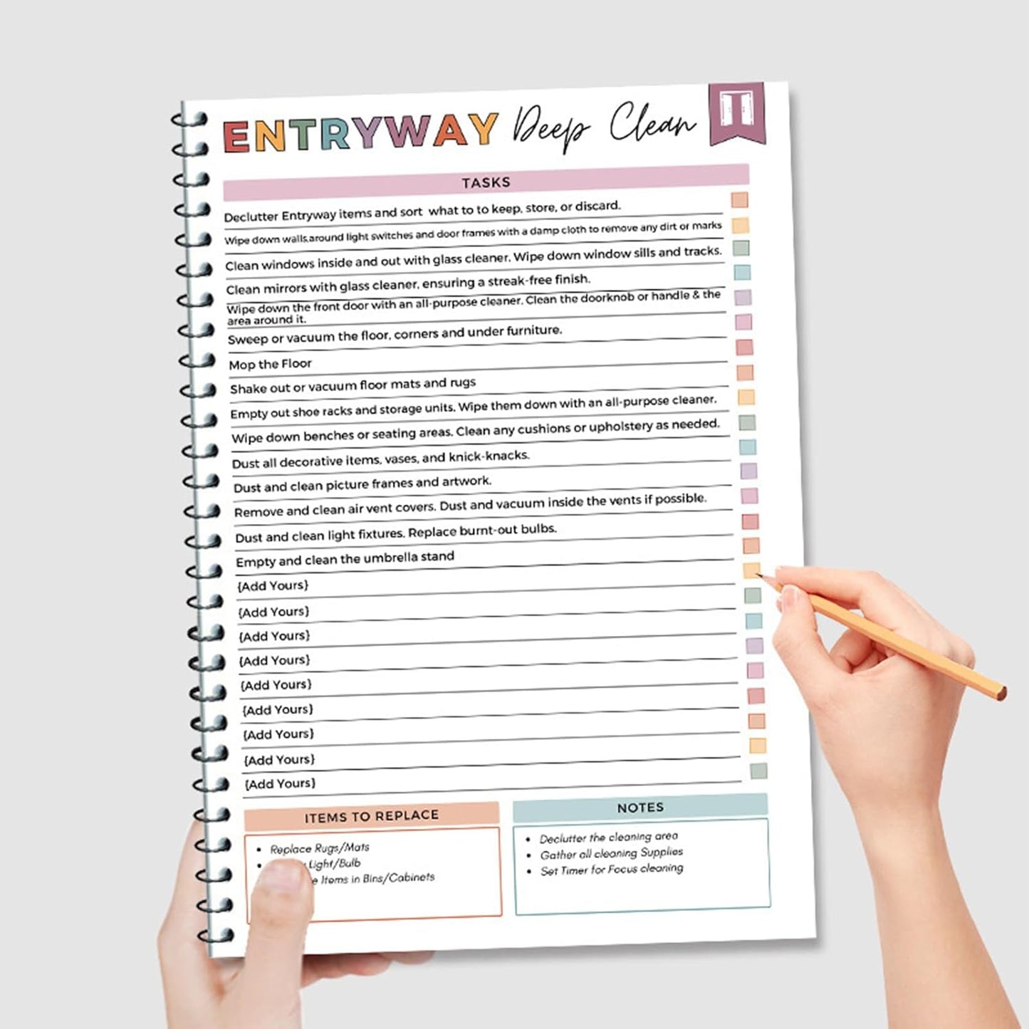 🔥 10,000 Sold This Week✨⏰ADHD Cleaning & Organizing Toolkit - Chore Planner✔