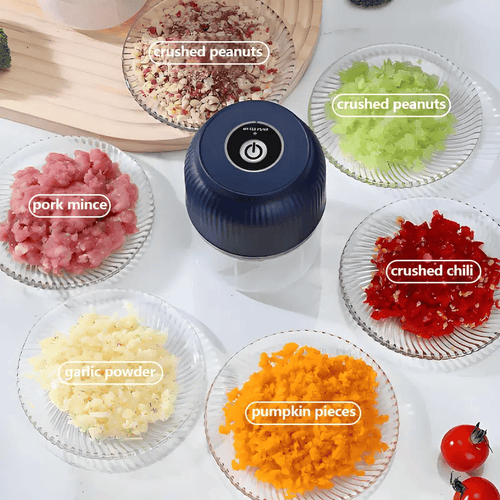 🔥 10,000 Sold This Week✨Electric Garlic Chopper, Mini Portable Veggie Cutter