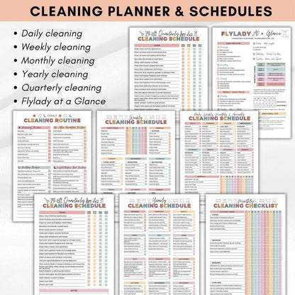🔥 10,000 Sold This Week✨⏰ADHD Cleaning & Organizing Toolkit - Chore Planner✔