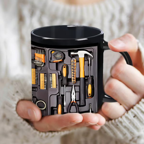 🔥 10,000 Sold This Week✨Creativity Funny Coffee Mug - Mechanic Toolbox Set