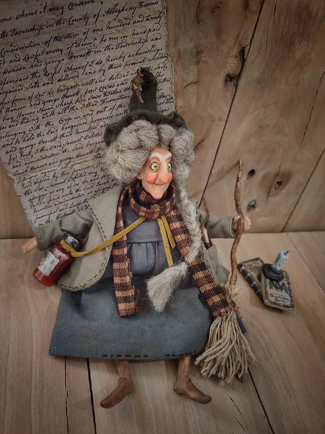 🔥 10,000 Sold This Week✨ 💞🧙Handmade Lucky Kitchen Witch: Your Cozy Kitchen Guardian ✨