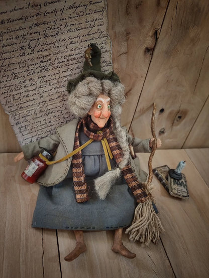 🔥 10,000 Sold This Week✨ 💞🧙Handmade Lucky Kitchen Witch: Your Cozy Kitchen Guardian ✨