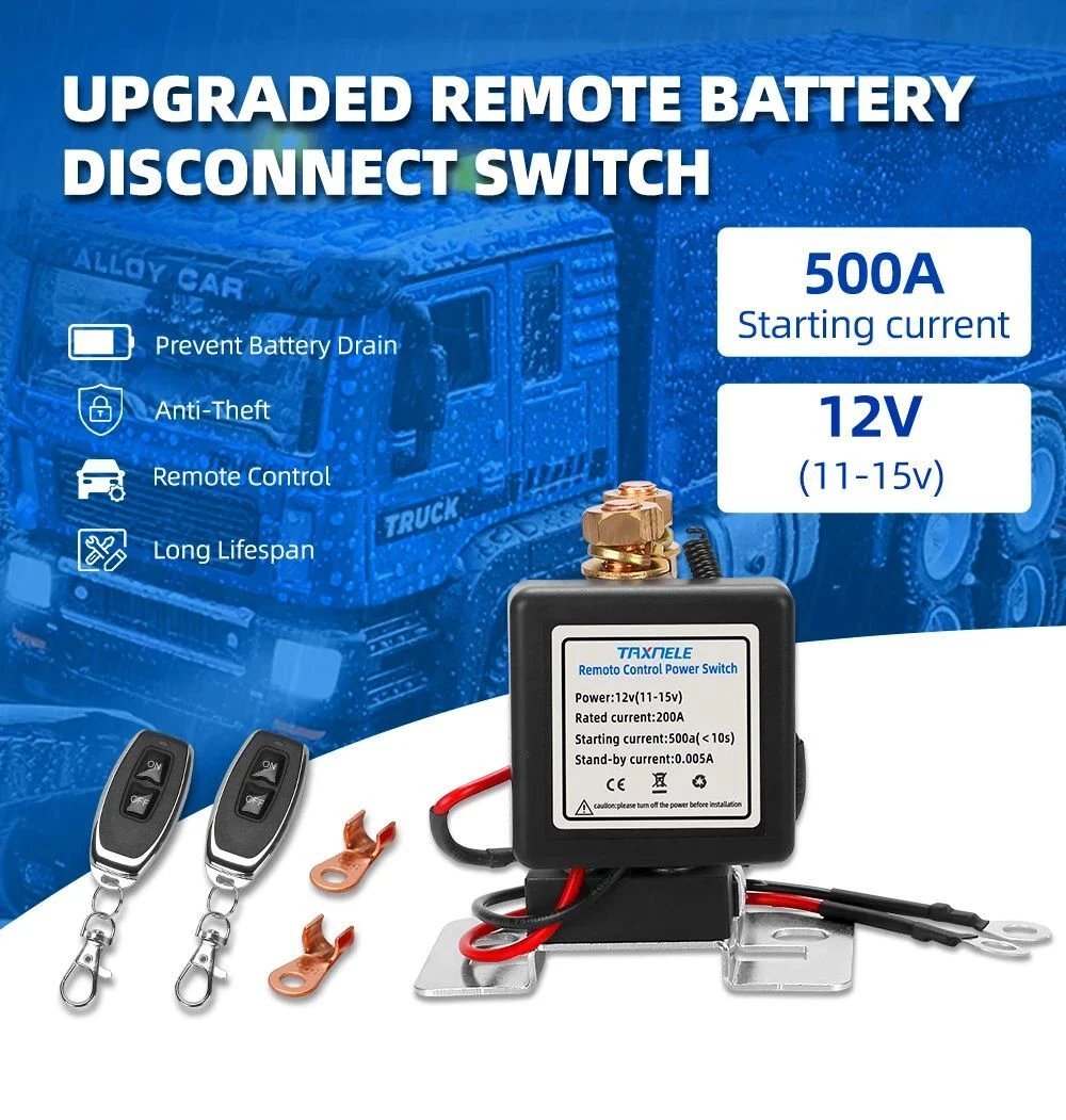 🔥Last 4 hours Sale:89%OFF🔌WIRELESS REMOTE CONTROL BATTERY RELAY SWITCH