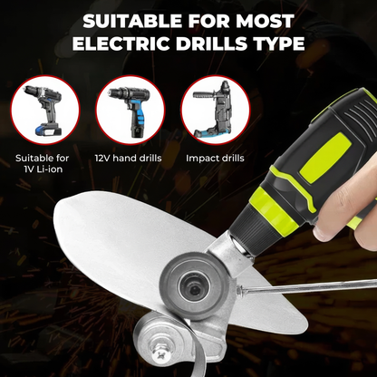 🎉 New Year Sale 50% OFF & Free Shipping🎉Titanium Drill Nibbler – Sheet Metal Cutting Tool