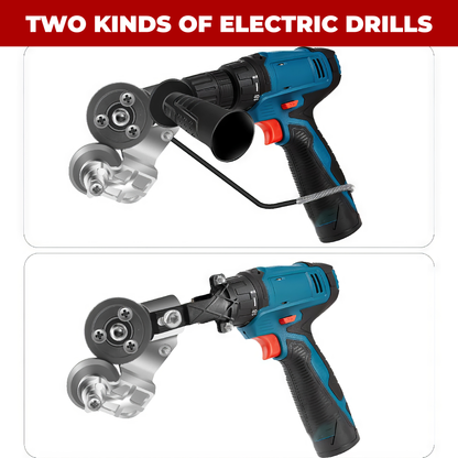 🎉 New Year Sale 50% OFF & Free Shipping🎉Titanium Drill Nibbler – Sheet Metal Cutting Tool