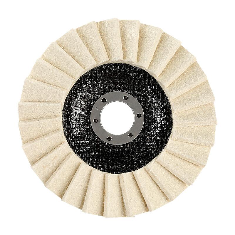 🏆 10,000 Sold This Week✨5 Inch Wool Polishing Wheels Set for Angle Grinders High Gloss Mirror Finish on Metal Glass Ceramic Stone Durable Efficient Design