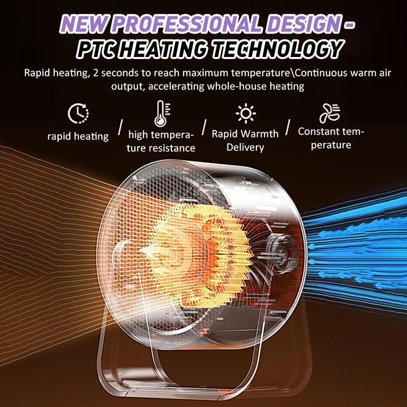 🔥 10,000 Sold This Week✨Portable Heater – Outdoor & Desktop Mini Radiator