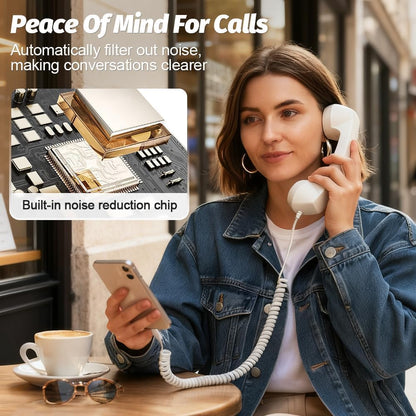 [✨🔥Free Shipping]📞 Retro Phone Handset with Type-C Cable