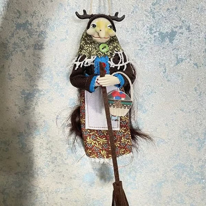 🔥 10,000 Sold This Week✨ 💞🧙Handmade Lucky Kitchen Witch: Your Cozy Kitchen Guardian ✨