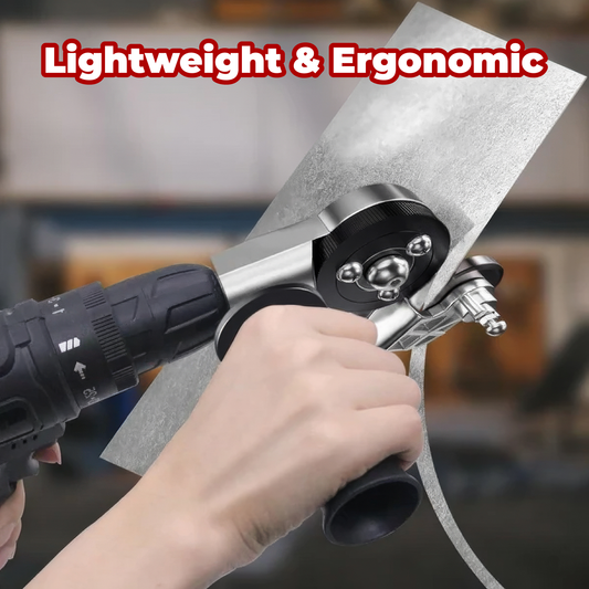 🎉 New Year Sale 50% OFF & Free Shipping🎉Titanium Drill Nibbler – Sheet Metal Cutting Tool