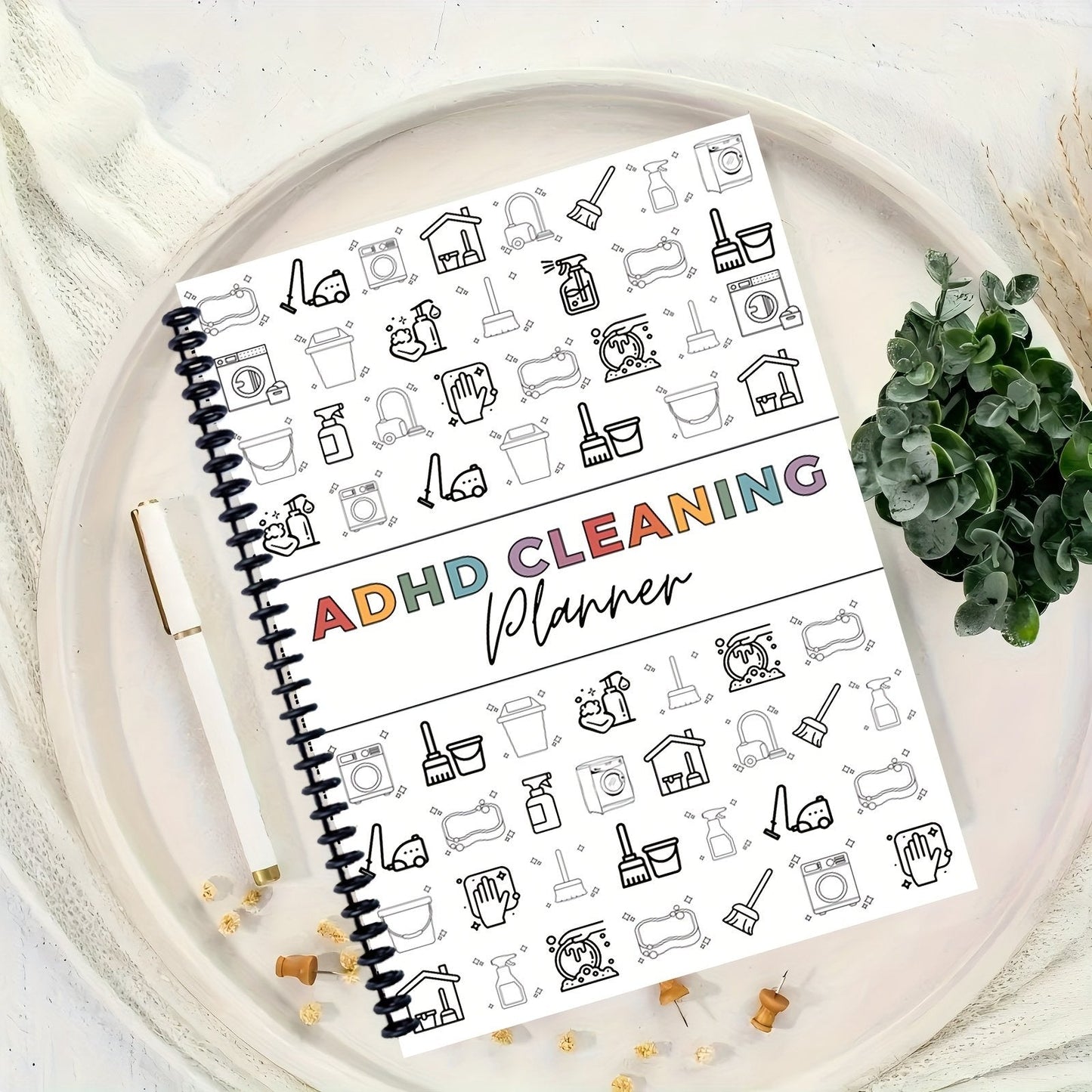 🔥 10,000 Sold This Week✨⏰ADHD Cleaning & Organizing Toolkit - Chore Planner✔