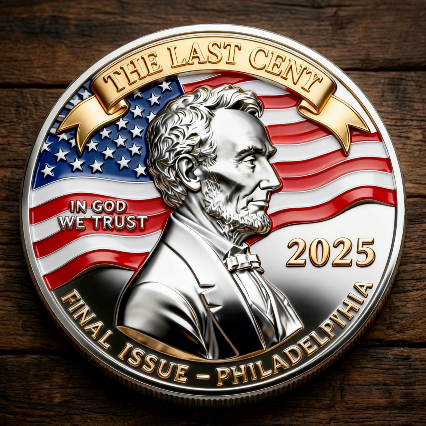 🏆Flash Sale 60% OFF - The Last Cent Commemorative Coin – Honoring 232 Years of Service