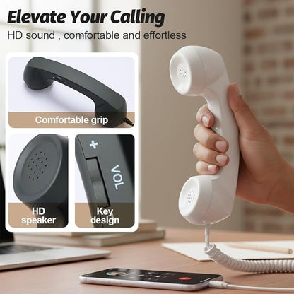 [✨🔥Free Shipping]📞 Retro Phone Handset with Type-C Cable