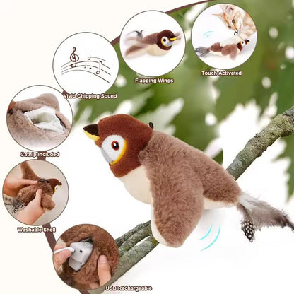 🎅Top Christmas Gift 2025 🔥 10,000 Sold This Week✨🎉Flapping Bird Cat Toy😻Cat's New Playmate