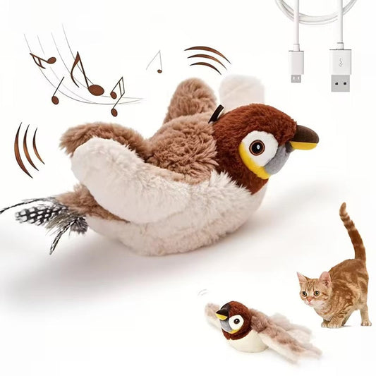 🎅Top Christmas Gift 2025 🔥 10,000 Sold This Week✨🎉Flapping Bird Cat Toy😻Cat's New Playmate