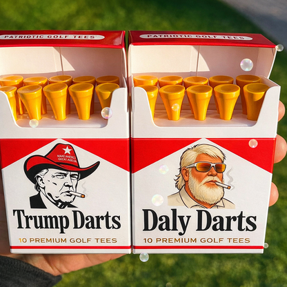 ⚡HOT SALE 49% OFF🔥🏌️Patriotic Premium Golf Tees,Funny Golf Gift 10 Count per pack