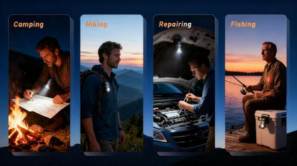 🔦Pocket Rechargeable EDC Flashlight: 500 Lumens Mini Keychain Light with Fire Starter & Window Breaker