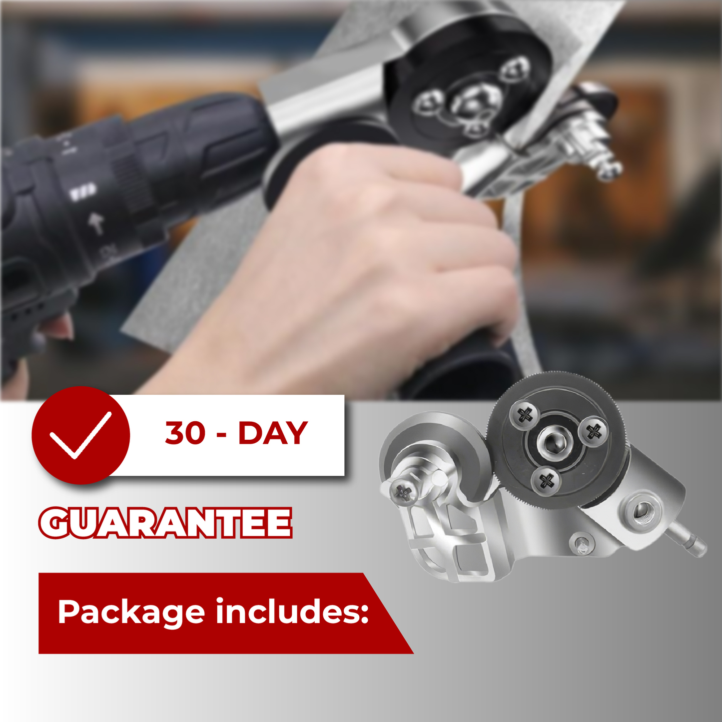 🎉 New Year Sale 50% OFF & Free Shipping🎉Titanium Drill Nibbler – Sheet Metal Cutting Tool