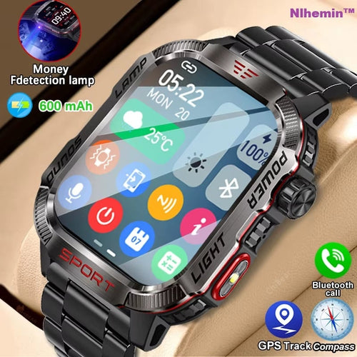 🏆 10,000 Sold This Week✨Men's Military Outdoor Sports Smart Watch for Android & IOS
